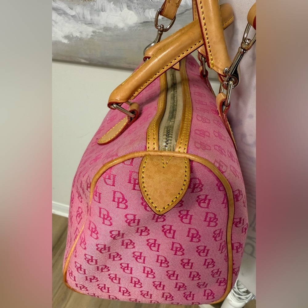 DOONEY & BOURKE J5914567 Signature Canvas Bag, Pink - Picture 7 of 16